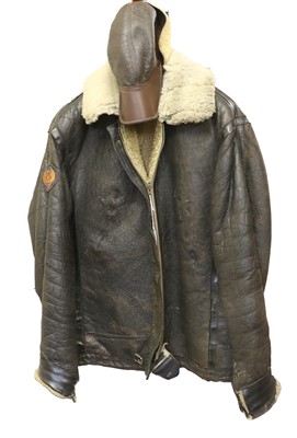 Lot 241 - A Second World War US 8th Air Force Sheepskin...