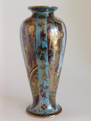 Lot 125 - A Pair of Wedgwood Fairyland Lustre Candlemas...