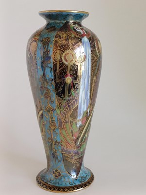Lot 125 - A Pair of Wedgwood Fairyland Lustre Candlemas...