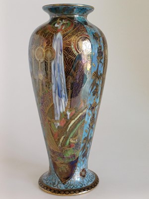 Lot 125 - A Pair of Wedgwood Fairyland Lustre Candlemas...
