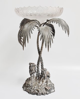 Lot 102 - A Victorian Silver Plate Centrepiece, probably...