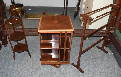 Lot 1278 - An Edwardian Mahogany Revolving Bookcase,...