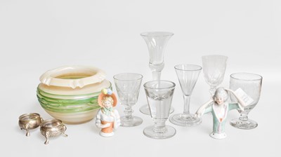 Lot 32 - Glassware, Silver and Porcelain, including a...