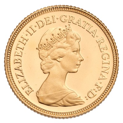 Lot 280 - Elizabeth II, Proof Half Sovereign 1980;...