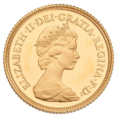 Lot 279 - Elizabeth II, Proof Half Sovereign 1980;...