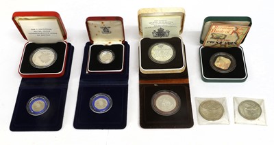 Lot 399 - Mixed Silver and Silver Proof Coins, to...