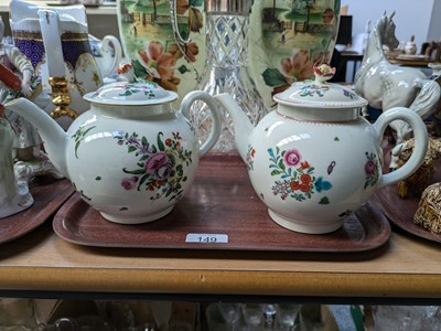 Lot 149 - A Worcester Porcelain Teapot and Cover, circa...