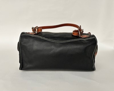 Lot 1011 - Luella Black and Tan Leather Trimmed Shoulder...