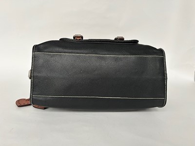 Lot 1011 - Luella Black and Tan Leather Trimmed Shoulder...