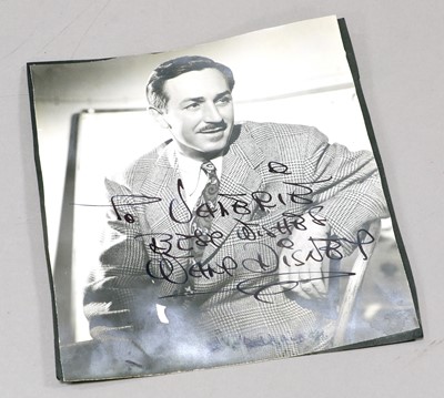 Lot 147 - Walt Disney Autographed Photograph