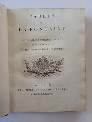 Lot 75 - Fontaine [Jean de La]. Fables de La Fontaine....