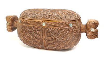 Lot 312 - A 20th Century Maori Waka Huia...