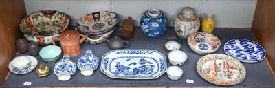 Lot 99 - A Collection of Chinese & Japanese Pottery &...