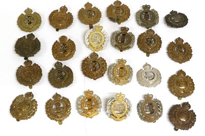 Lot 121 - Twenty Four Royal Engineers Cap Badges,...