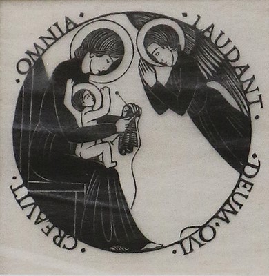 Lot 1039 - Eric Gill ARA, RDI (1882-1940) "Madonna and...