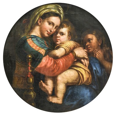 Lot 485 - After Raphael (1483-1520) Italian Madonna and...