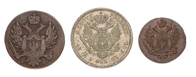 Lot 163 - Poland, 2 Złote 1821, obv. bust of Alexander I...