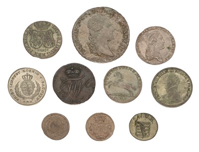 Lot 160 - Assortment of German States Coins, 18th and...