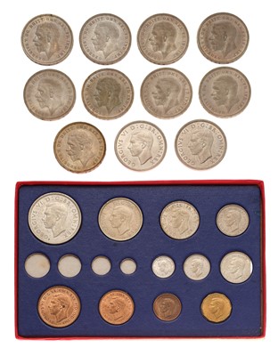 Lot 127 - 9x George V, Crowns 1935, minted for the...