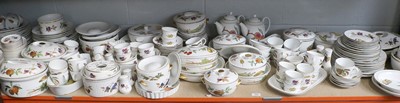 Lot 165 - Royal Worcester "Evesham" Pattern Dinner, Tea,...