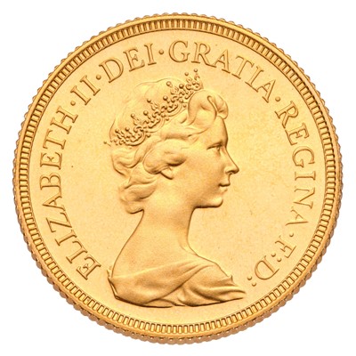 Lot 258 - Elizabeth II, Proof Sovereign 1980;...