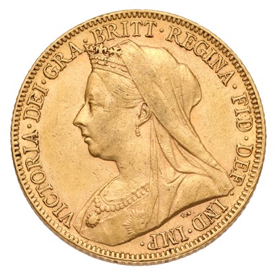 Lot 205 - Victoria, Sovereign 1900; very fine