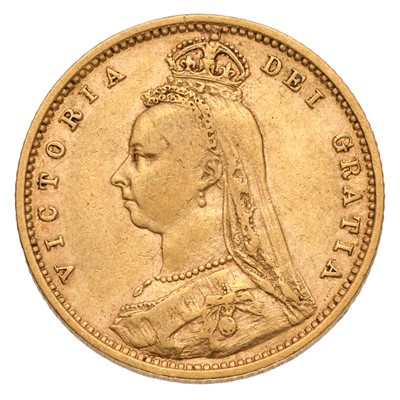 Lot 209 - Victoria, Half Sovereign 1891; good fine