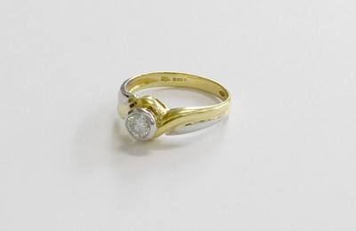 Lot 296 - An 18 Carat Gold Diamond Solitaire Ring, the...