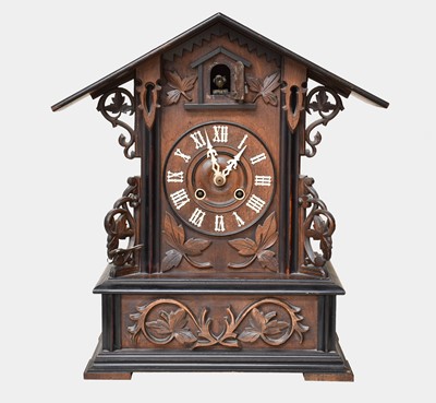 Lot 191 - A Cuckoo Table Clock, circa 1900, movement...