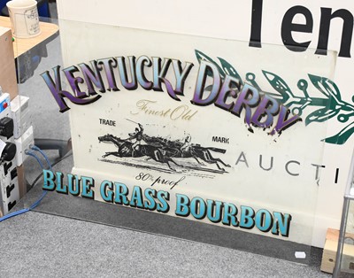 Lot 1337 - A Pair of Glass Advertising Panels, Kentucky...