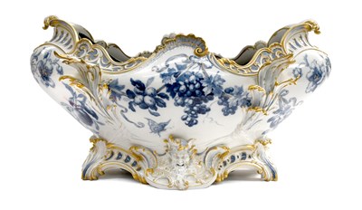 Lot A Berlin Porcelain Centrepiece of Country...