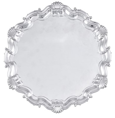 Lot 64 - A Victorian Silver Salver
