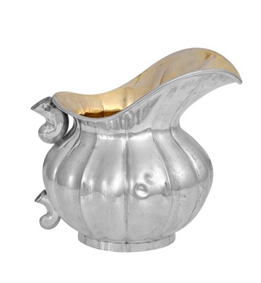 Lot 16 - A Belgian Silver Cream-Jug