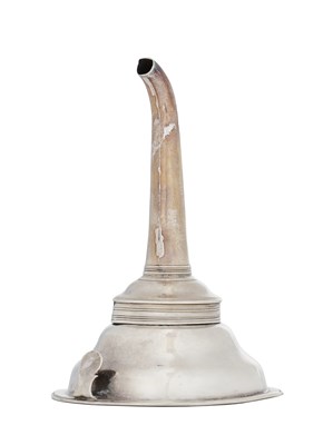 Lot 130 - A George III Silver Wine-Funnel