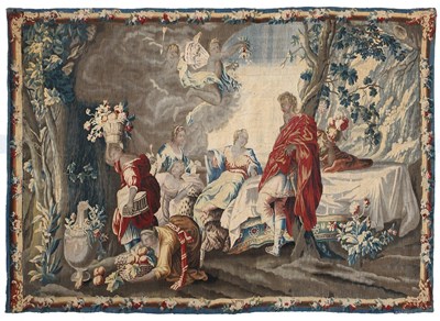 Lot A Louis XIV Aubusson Mythological Tapestry...