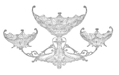 Lot A George V Silver Table-Centrepiece