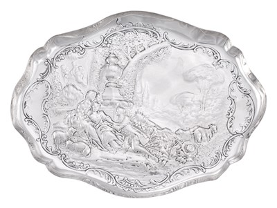 Lot 7 - A Victorian Silver Dressing-Table Tray