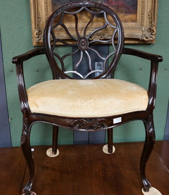 Lot 1329 - An Adam-Style Armchair, late 19th/early 20th...
