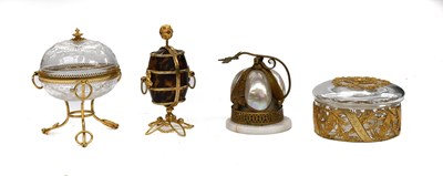 Lot 68 - A French Gilt Metal Mounted Tortoiseshell...