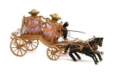 Lot A Palais Royale Gilt and Black Patinated Metal...