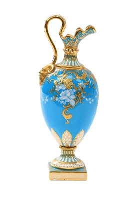 Lot A Mintons Porcelain Pedestal Ewer, early 20th...