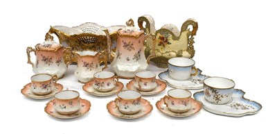 Lot 369 - An Austrian Porcelain Rose Bowl, 20th century,...