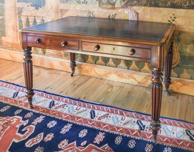 Lot 2 - A William IV Mahogany Writing Table, 2nd...