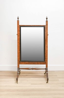 Lot 89 - A Regency Mahogany and Crossbanded Cheval...