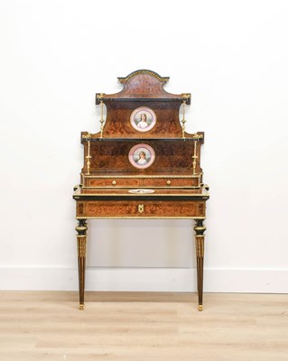 Lot 48 - A French Style Amboyna, Walnut-Crossbanded,...