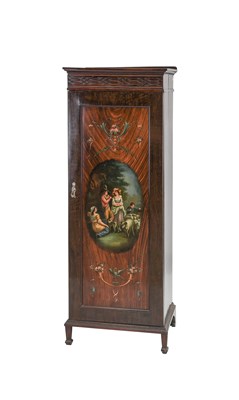Lot 79 - A Mahogany and Polychrome-Painted Cupboard,...