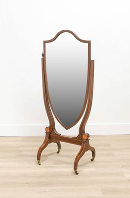 Lot 11 - An Edwardian Mahogany and Boxwood-Strung...