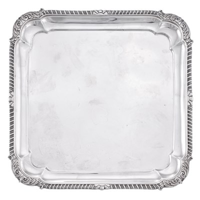 Lot 34 - An Edward VII Silver Salver