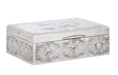 Lot 13 - A Victorian Silver-Mounted Jewellery-Box