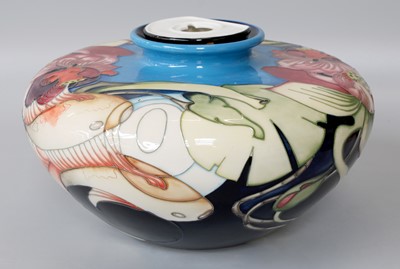 Lot 60 - A Modern Moorcroft Trial Vase, of squat...